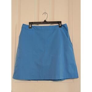 Adidas Skort Womens 12 Blue ALine Athletic Golf Tennis Sporty Performance Active
